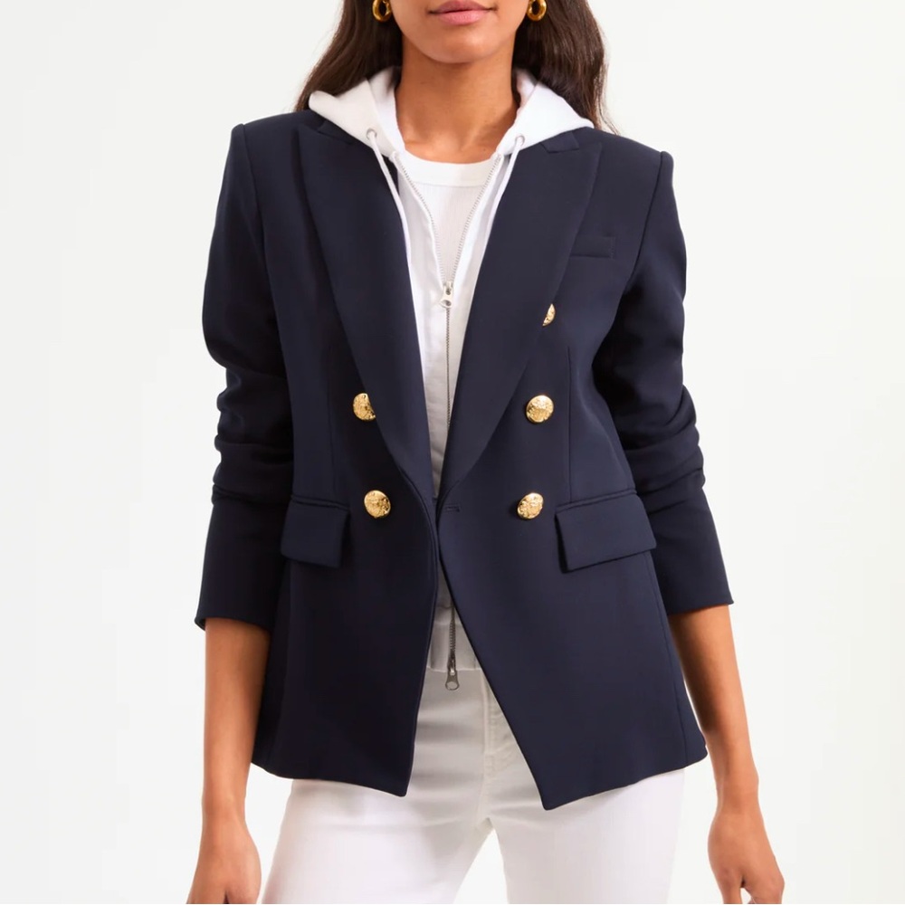 NWT Veronica Beard Navy Blue Miller Dickey Jacket
